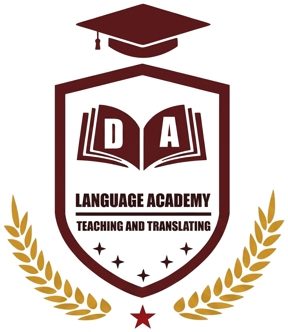 D.A Language Academy official crest logo